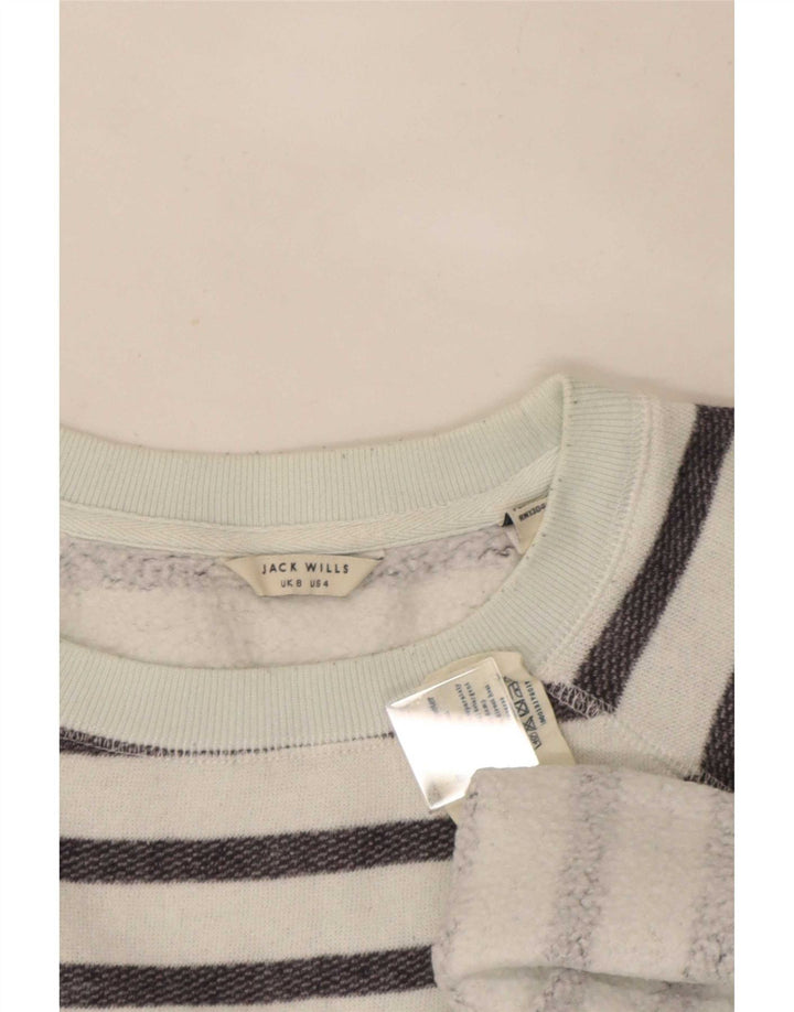 Pulover Jack Wills pentru femei, UK 8, bumbac cu dungi albe mici