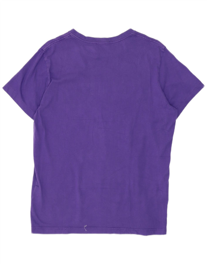 Tricou grafic pentru femei Diesel Top mare violet Clasic
