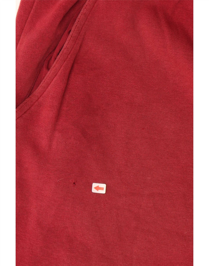 Pantaloni scurți sport ADIDAS pentru bărbați, bumbac roșu mediu