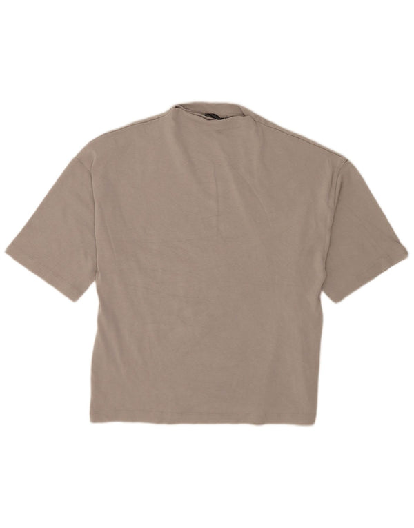Tricou supradimensionat pentru femei Zara UK 10 Small Gri