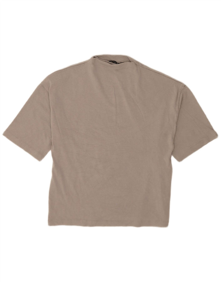 Tricou supradimensionat pentru femei Zara UK 10 Small Gri