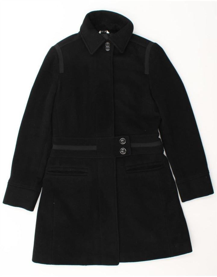 MAX & CO. Womens Overcoat UK 8 Small Black Vintage Max & Co. and Second-Hand Max & Co. from Messina Hembry 