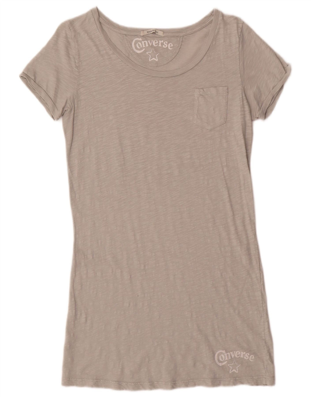 Rochie tricou CONVERSE pentru femei UK 18 XL bumbac gri