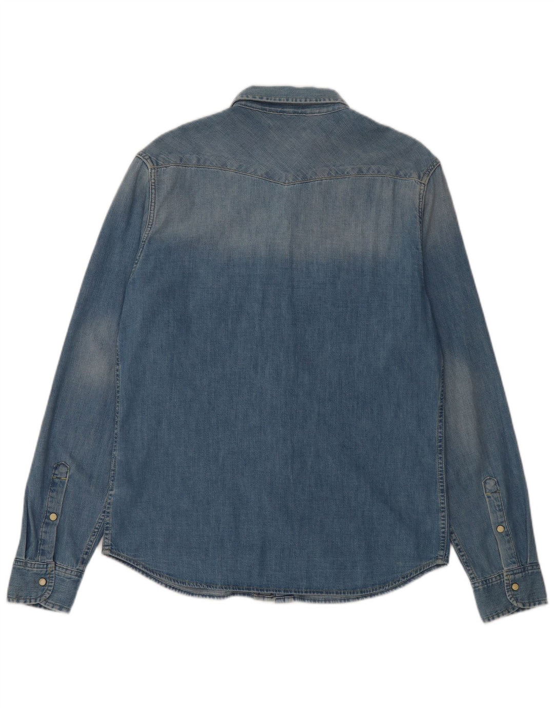 Cămașă Lee pentru bărbați, slim, din denim, mare, albastru, bumbac