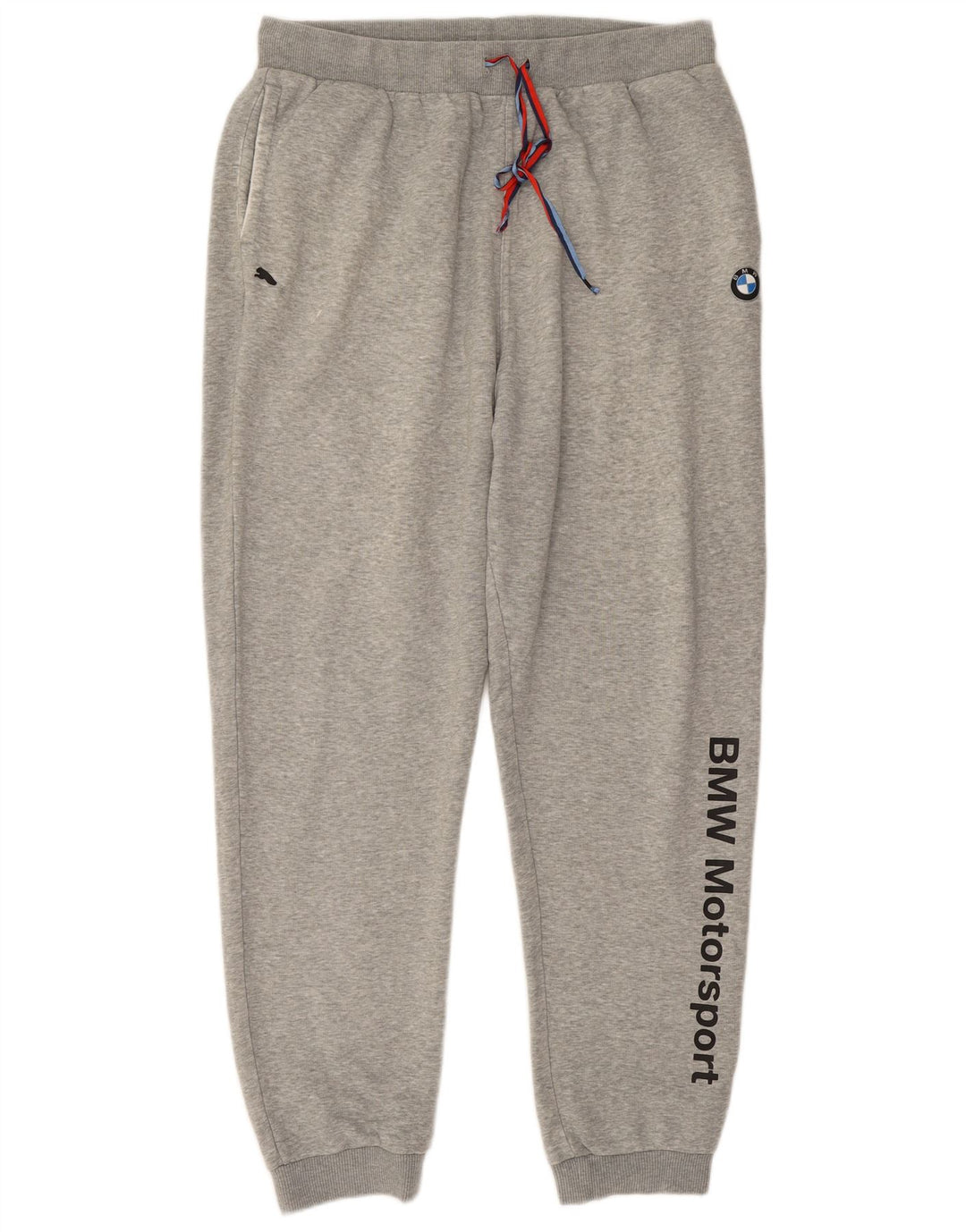 Pantaloni de trening PUMA BMW Motorsport pentru bărbați Pantaloni de jogging XL, gri pete
