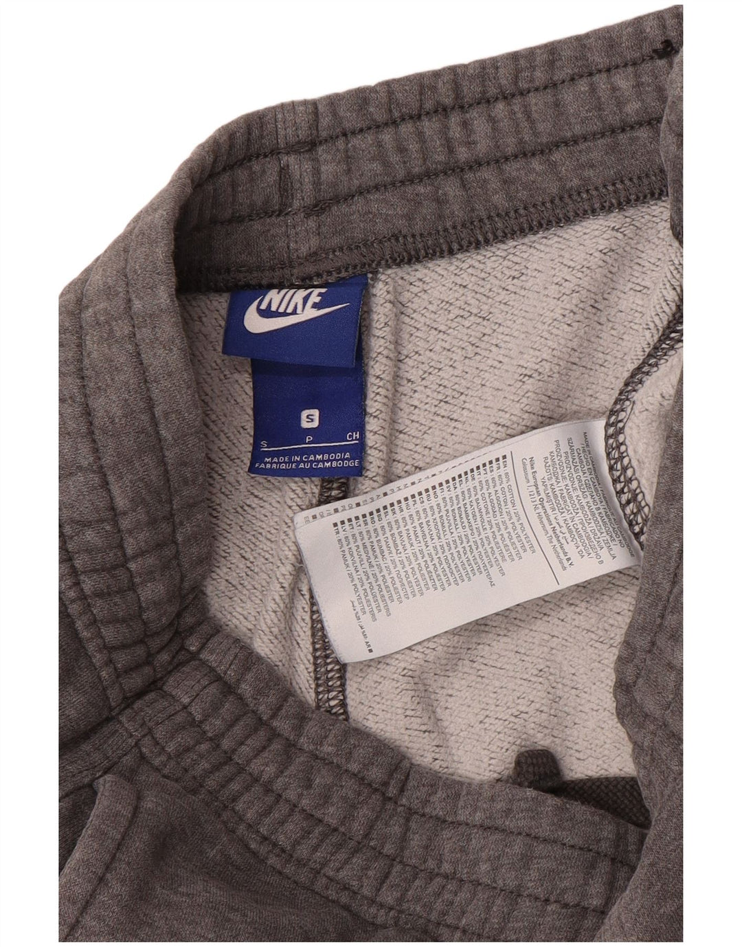 Pantaloni de trening pentru femei NIKE Pantaloni de jogging UK 10 Bumbac gri mic