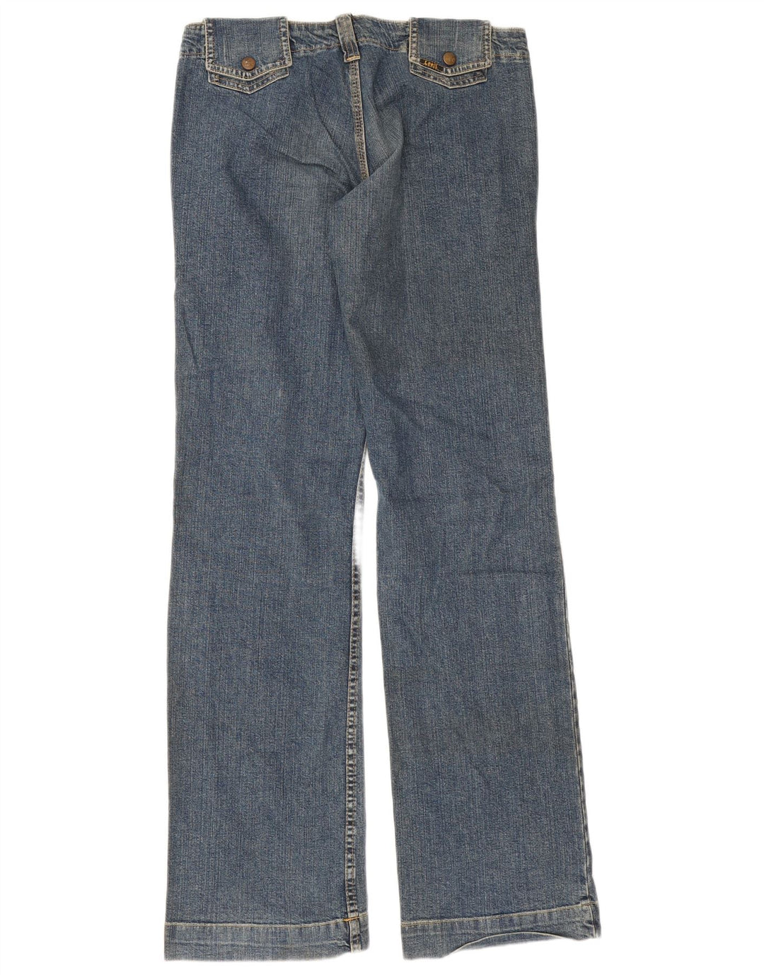 Blugi Lee pentru femei cu picioare largi W28 L30 bumbac albastru