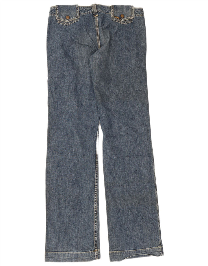 Blugi Lee pentru femei cu picioare largi W28 L30 bumbac albastru