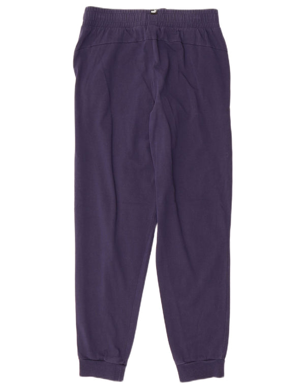 Puma Băieți Pantaloni Trening Pantaloni Joggeri 13-14 Ani Bumbac Bleumarin