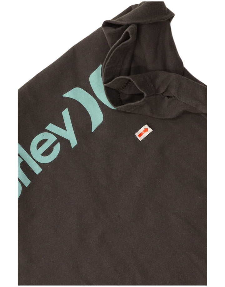 Tricou grafic HURLEY Classic Fit pentru femei Top UK 18 Bumbac gri mediu