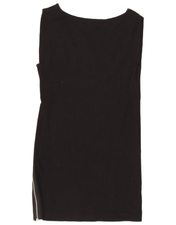 Rochie bodycon fără mâneci pentru femei French Connection UK 8 Small Black Viscose