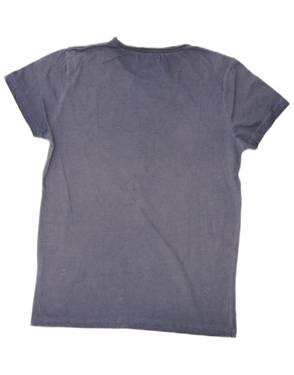 Tricou grafic Gaudi pentru femei Top UK 10 Small Blue Bumbac