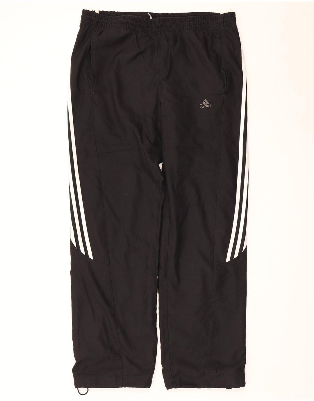 Pantaloni de trening Adidas pentru bărbați, poliester negru mic