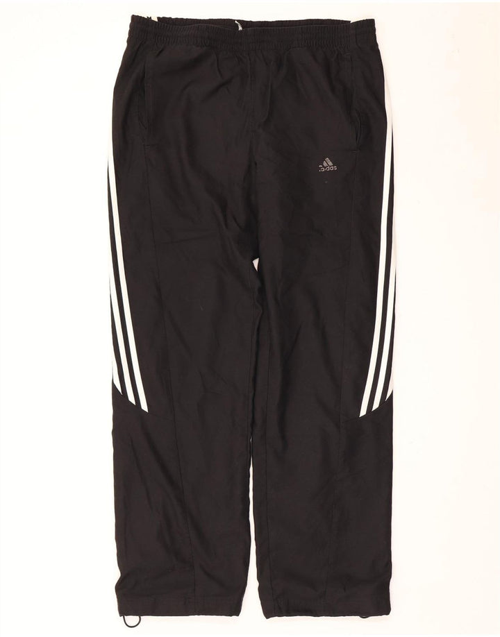 Pantaloni de trening Adidas pentru bărbați, poliester negru mic