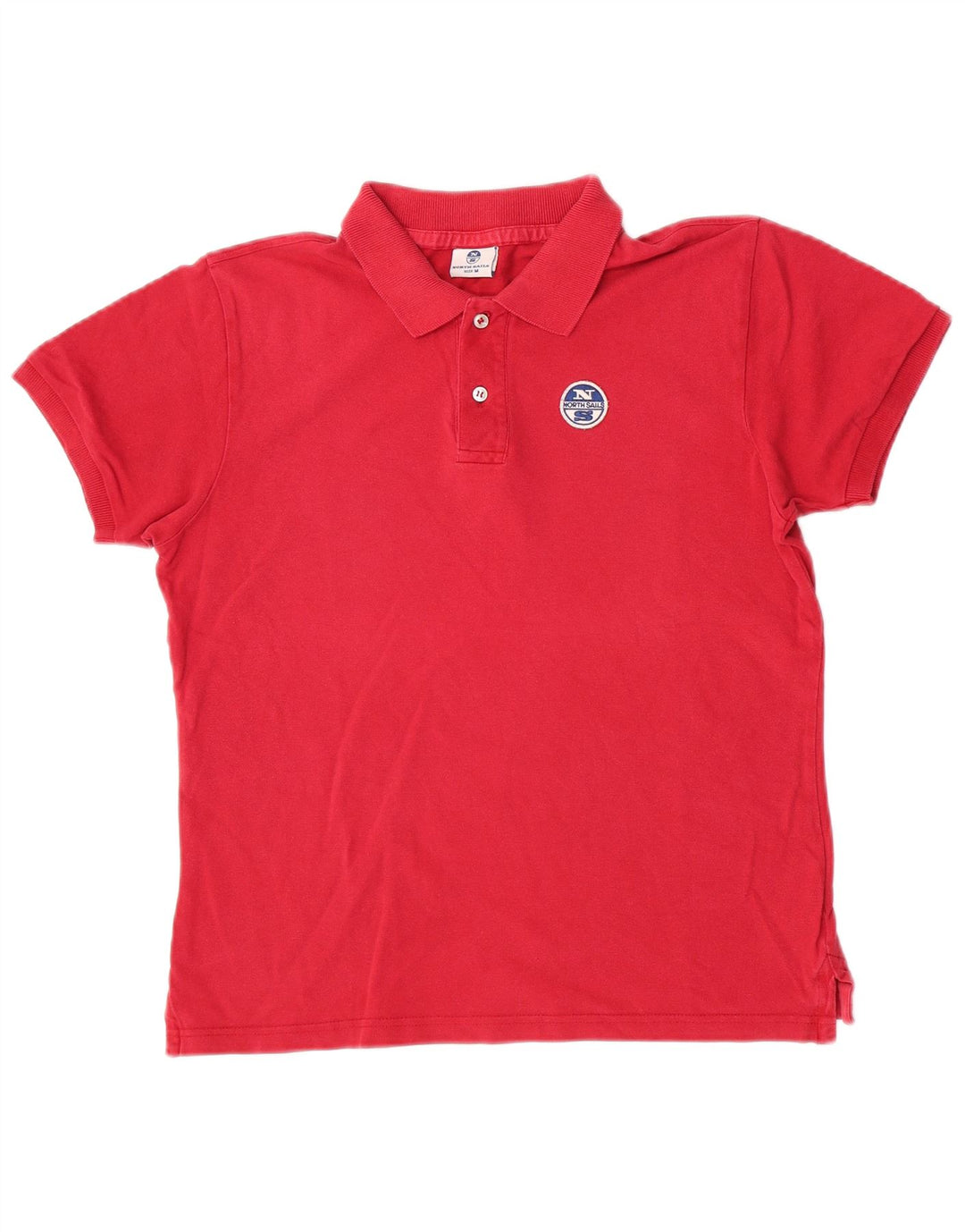 Tricou polo North Sails pentru bărbați, bumbac roșu mediu