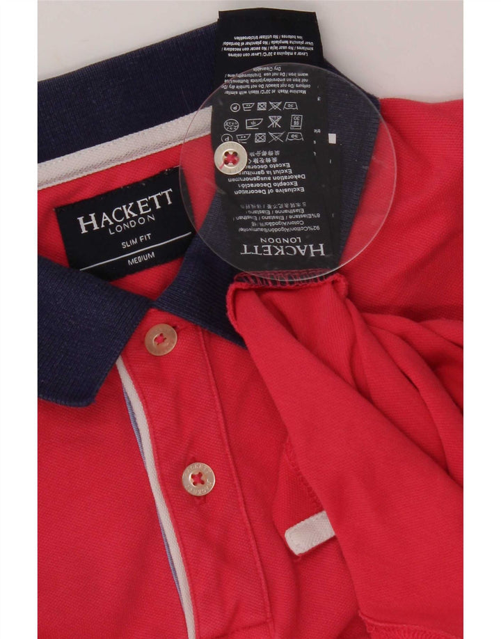 Tricou polo Hackett pentru bărbați, bumbac, roz mediu