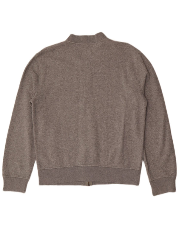 Jachetă de top pentru trening Gap pentru bărbați, gri mediu, bumbac