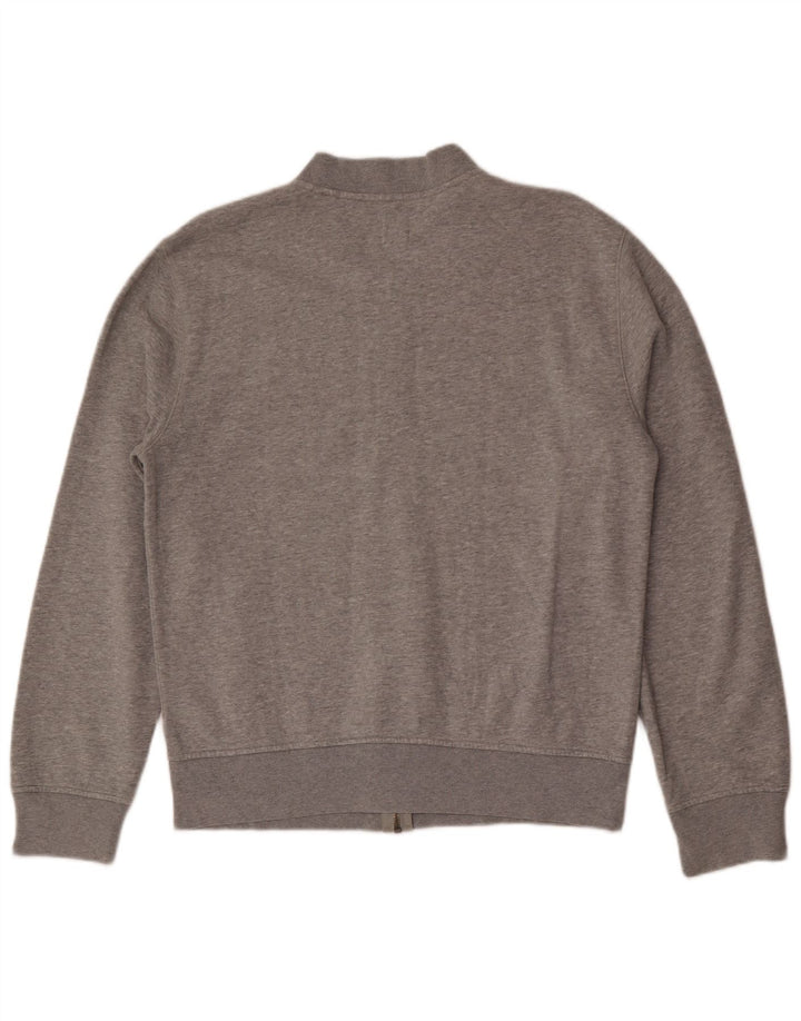 Jachetă de top pentru trening Gap pentru bărbați, gri mediu, bumbac