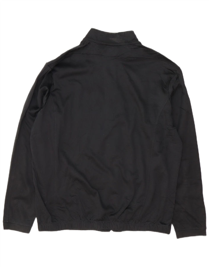 Jachetă de trening NIKE Therma-Fit pentru bărbați, mare, negru, poliester