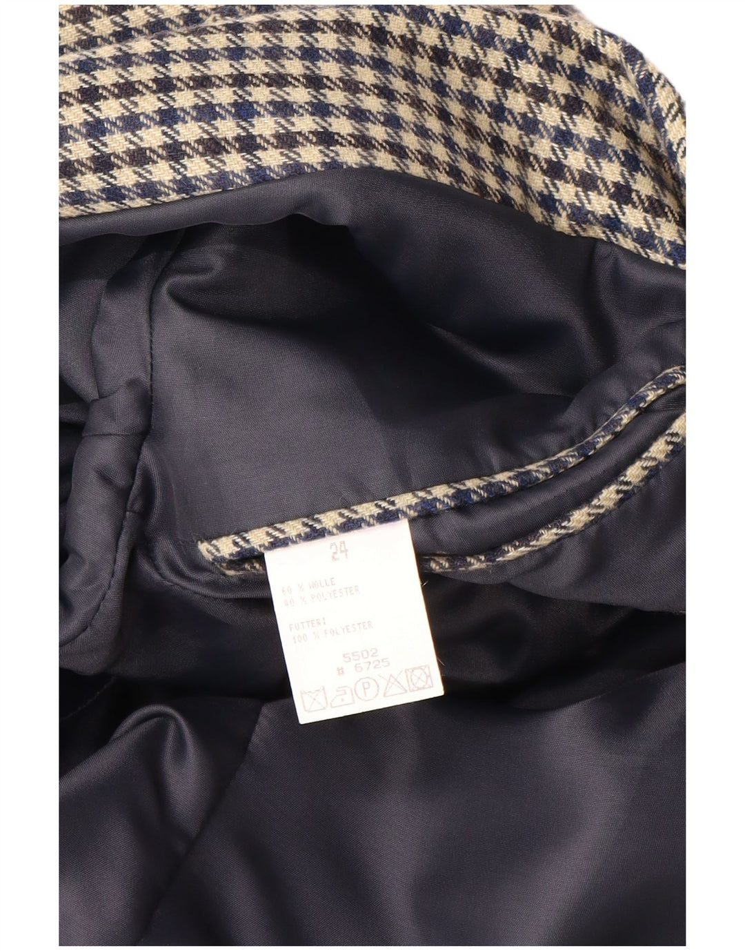 Jachetă Blazer pentru bărbați VINTAGE cu 2 nasturi UK 38 Medium Multicolor Houndstooth