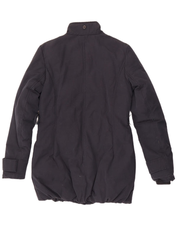 Woolrich Womens Padded Coat UK 10 Small Navy Blue Polyamide