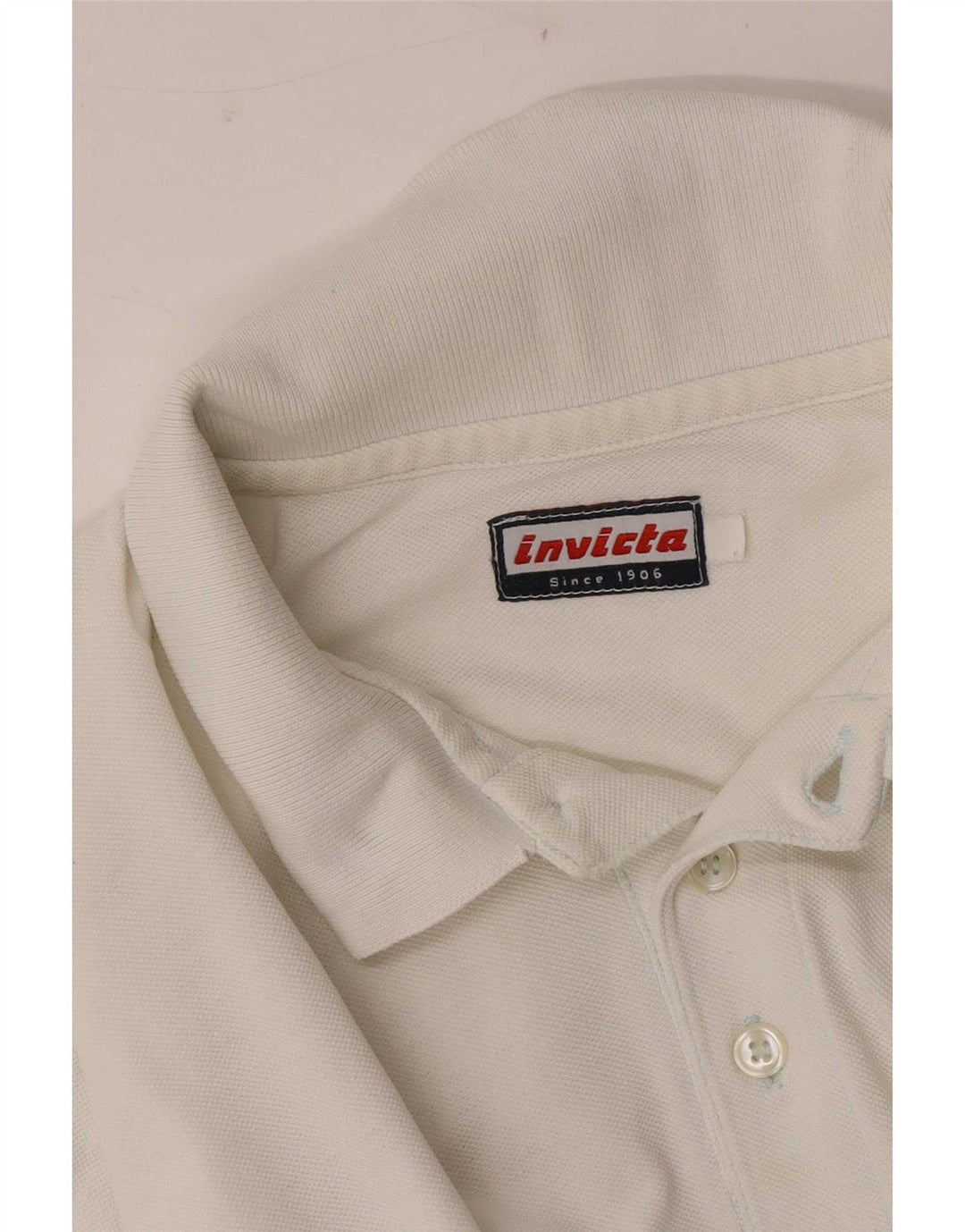 Tricou polo Invicta pentru bărbați, mare, alb