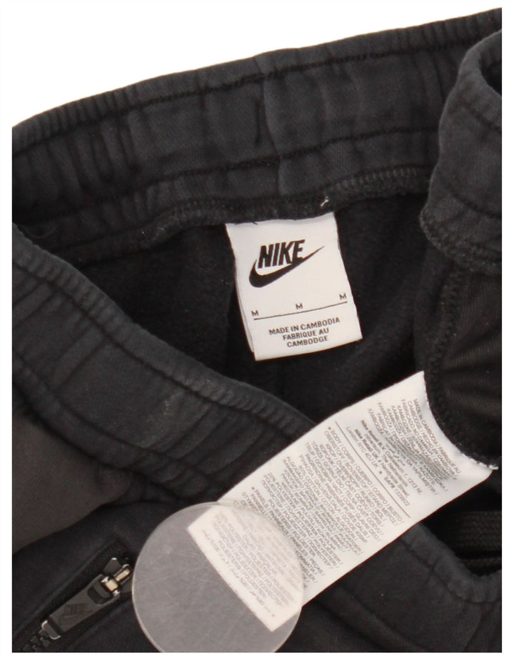 Pantaloni de trening grafic Nike pentru bărbați Pantaloni de jogging, bumbac mediu negru