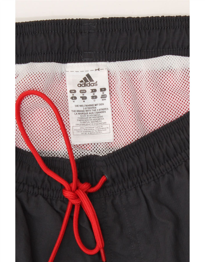 Pantaloni scurți de înot Adidas pentru bărbați, medii, negru, poliester color bloc