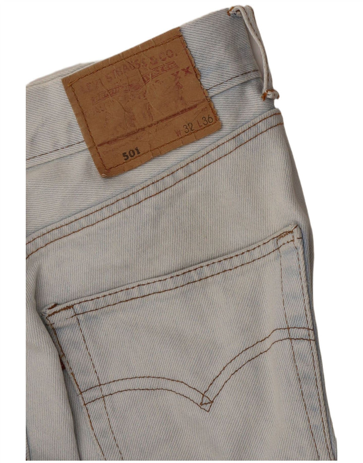 Blugi drepti pentru bărbați Levi's 501 W32 L30 albastru