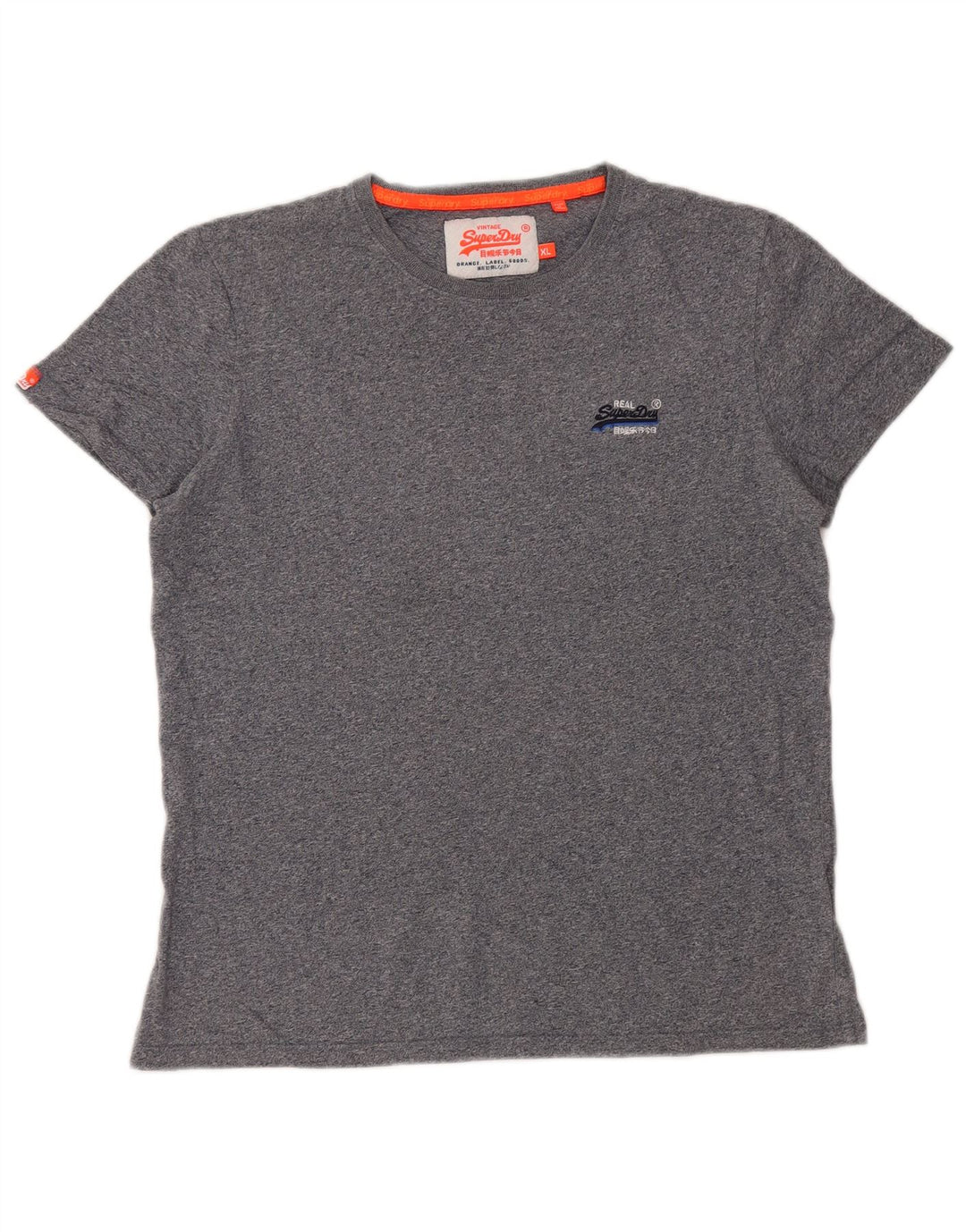 SUPERDRY Tricou Bărbați Top XL Bumbac Pete Albastru