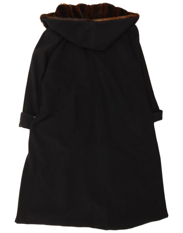 Palton supradimensionat pentru femei Michele Boyard UK 12 Lână neagră medie