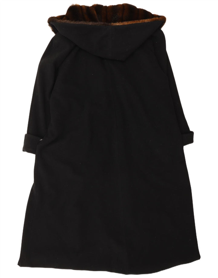 Palton supradimensionat pentru femei Michele Boyard UK 12 Lână neagră medie