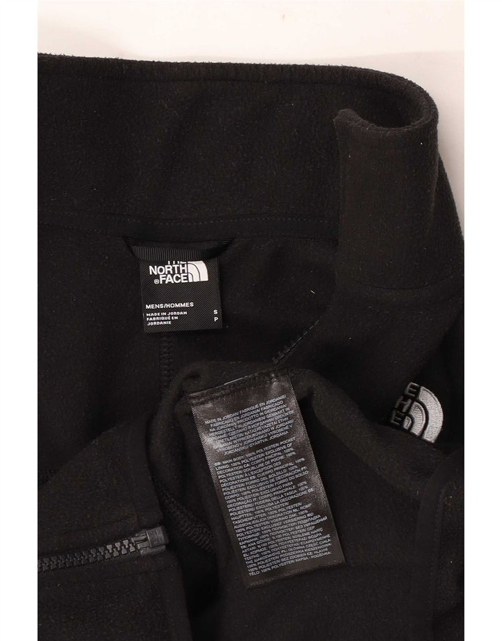 The North Face Mens Liner Fleece Jacket UK 36 Small Black Poliester