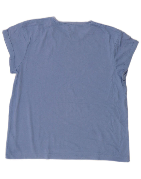 Tricou Jack Wills pentru femei Top UK 8 Small Blue Bumbac