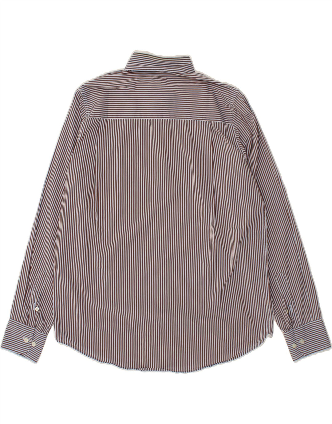FAY Boys Shirt 13-14 Years Brown Pinstripe Cotton Vintage Fay and Second-Hand Fay from Messina Hembry 