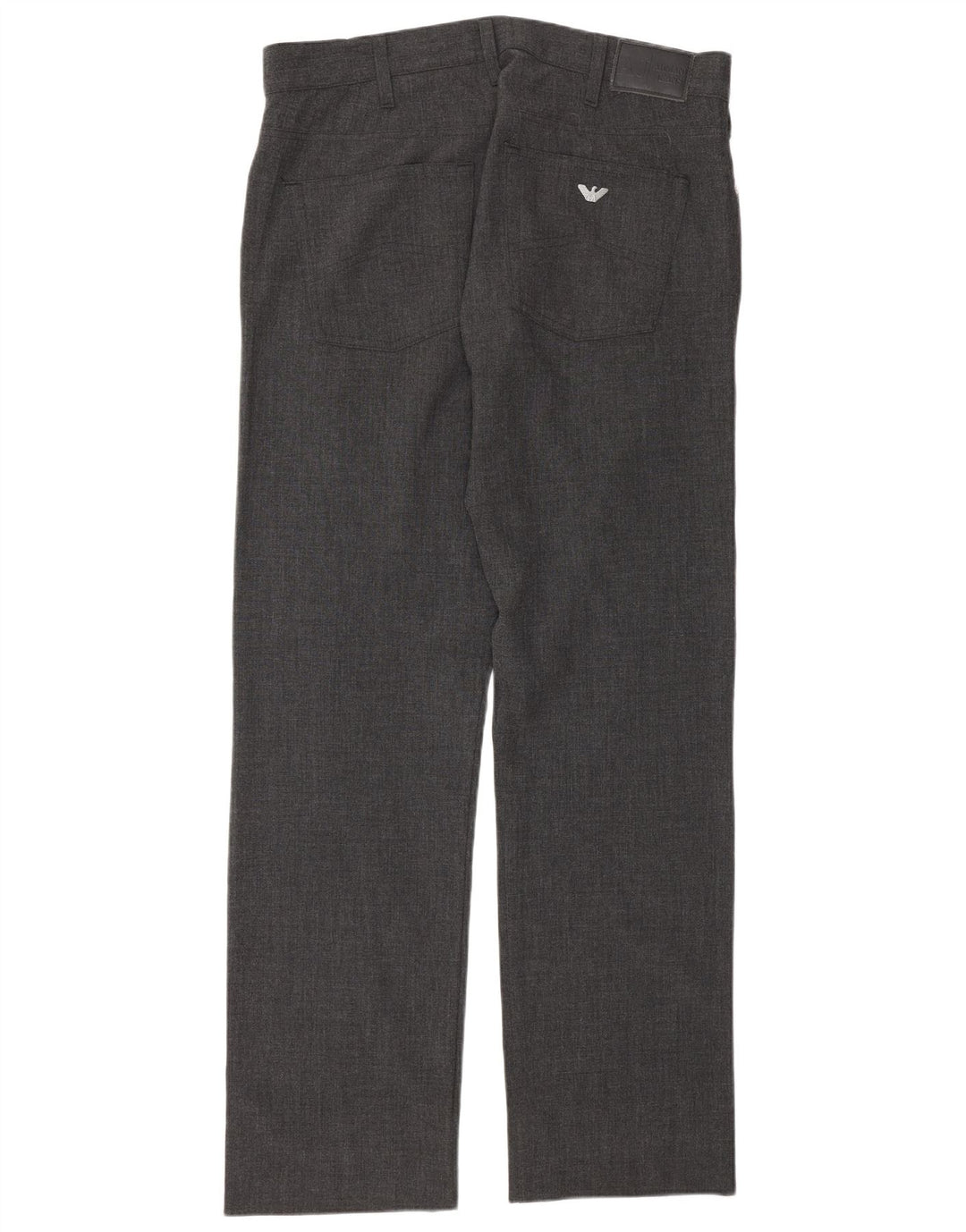 Pantaloni casual drepti pentru bărbați Armani W36 L32 poliester gri