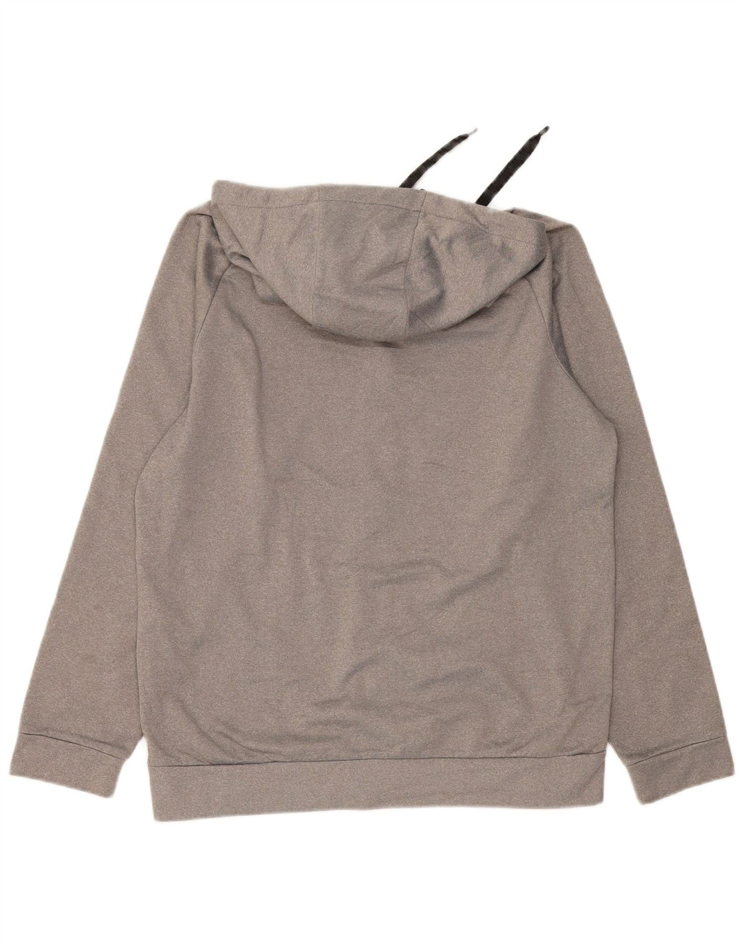 Pulover NIKE pentru bărbați Dri Fit, cu fermoar, poliester, gri mediu