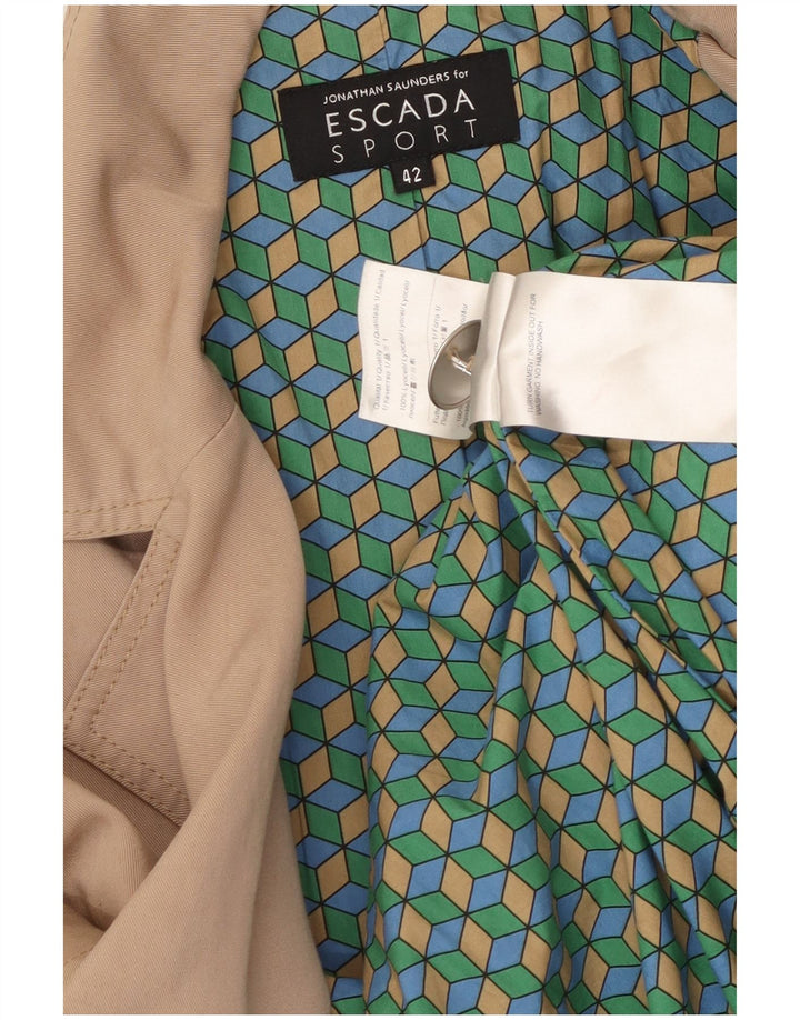 Trenci pentru femei ESCADA EU 42 Lyocell mare bej