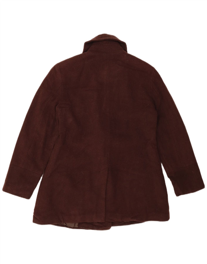 Palton LONDON FOG pentru femei UK 14 Lână maro medie