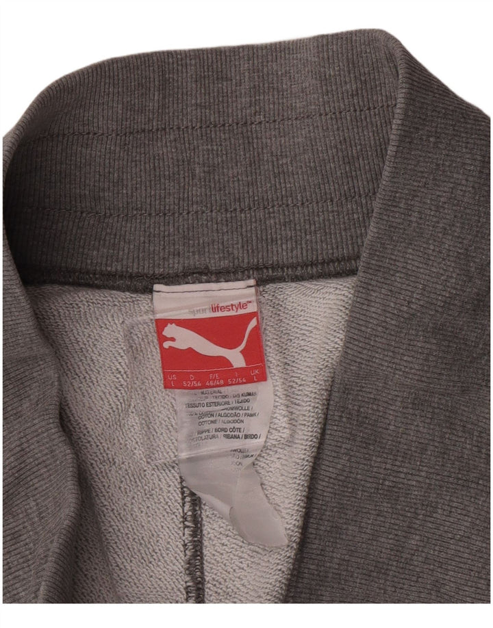 Pantaloni scurți Puma Graphic Sport pentru bărbați, mari, gri, bumbac