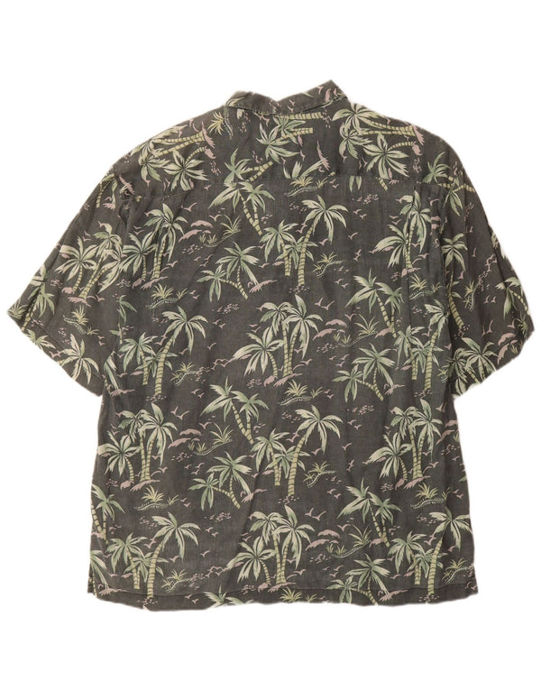 Cămașă cu mânecă scurtă pentru bărbați Tommy Bahama, XL, verde, florală, in Hawaiian