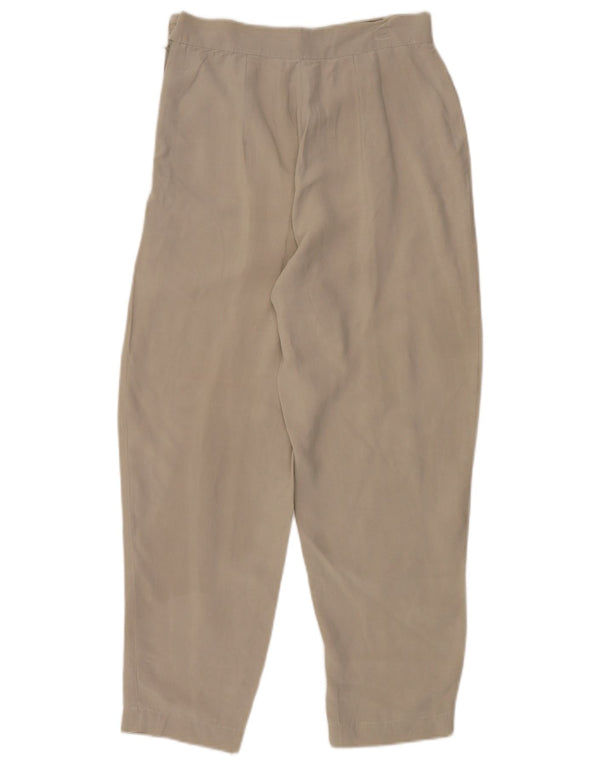 Pantaloni casual de damă vintage cu talie înaltă IT 44 Medium W28 L27 Gri