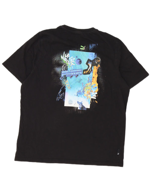 Tricou grafic Puma pentru bărbați Top XL bumbac negru