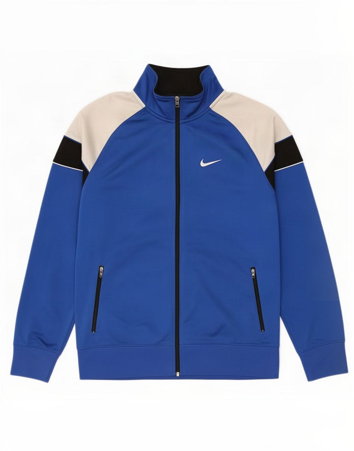Jachetă de trening Nike pentru bărbați, mare, albastru, din poliester