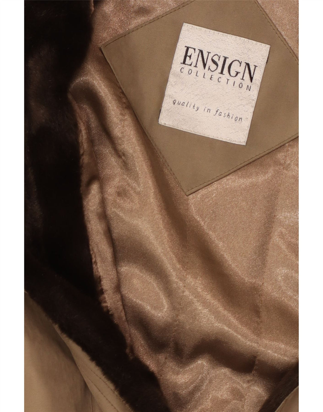 ENSIGN Palton pentru femei UK 16 Large Beige