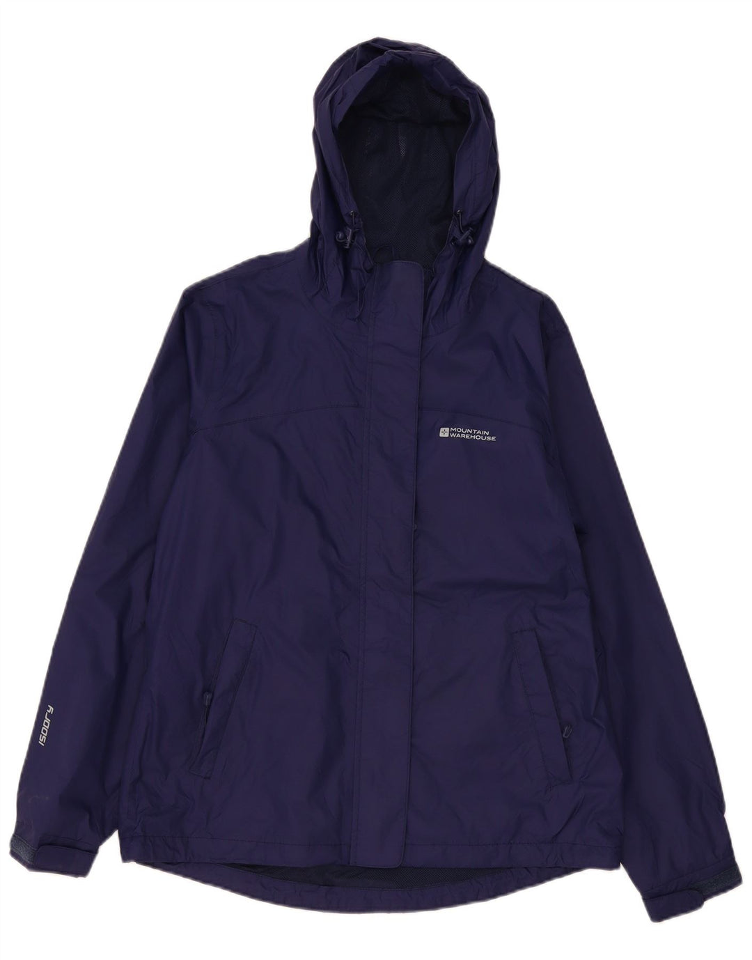 Jachetă de ploaie cu glugă pentru femei Mountain Warehouse UK 12 Medium Bleumarin