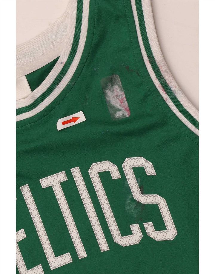 Adidas Celtics Graphic Vest Top 13-14 ani Poliester verde