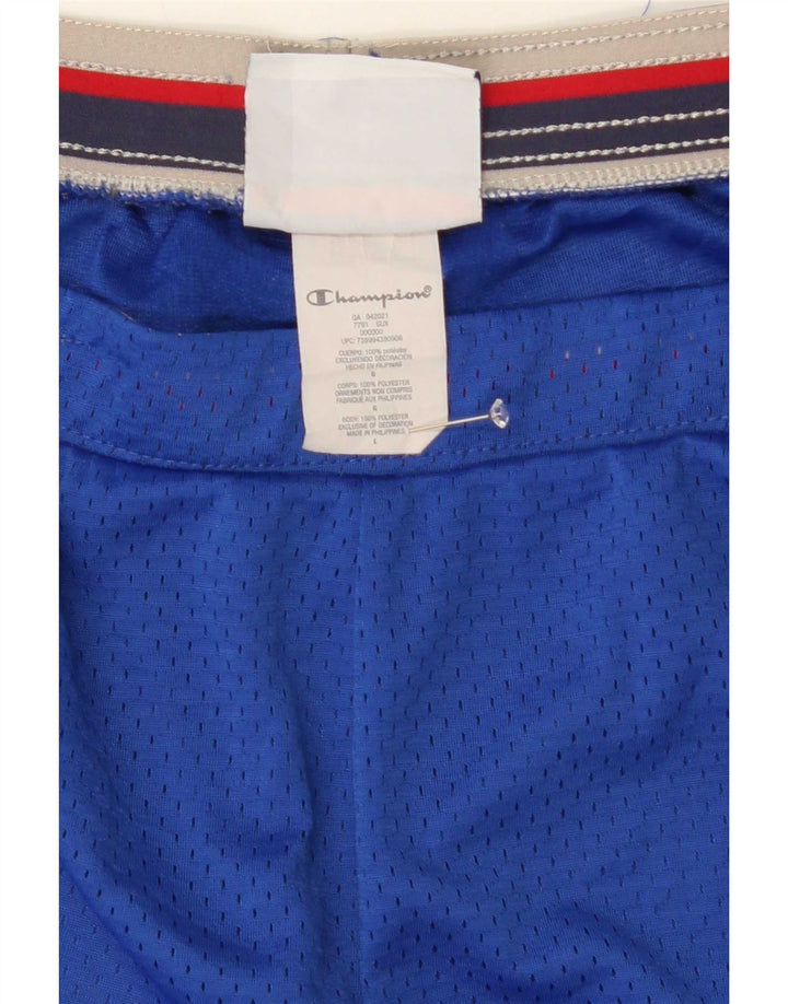 Pantaloni scurți sport Champion pentru bărbați, mari, albastru, poliester