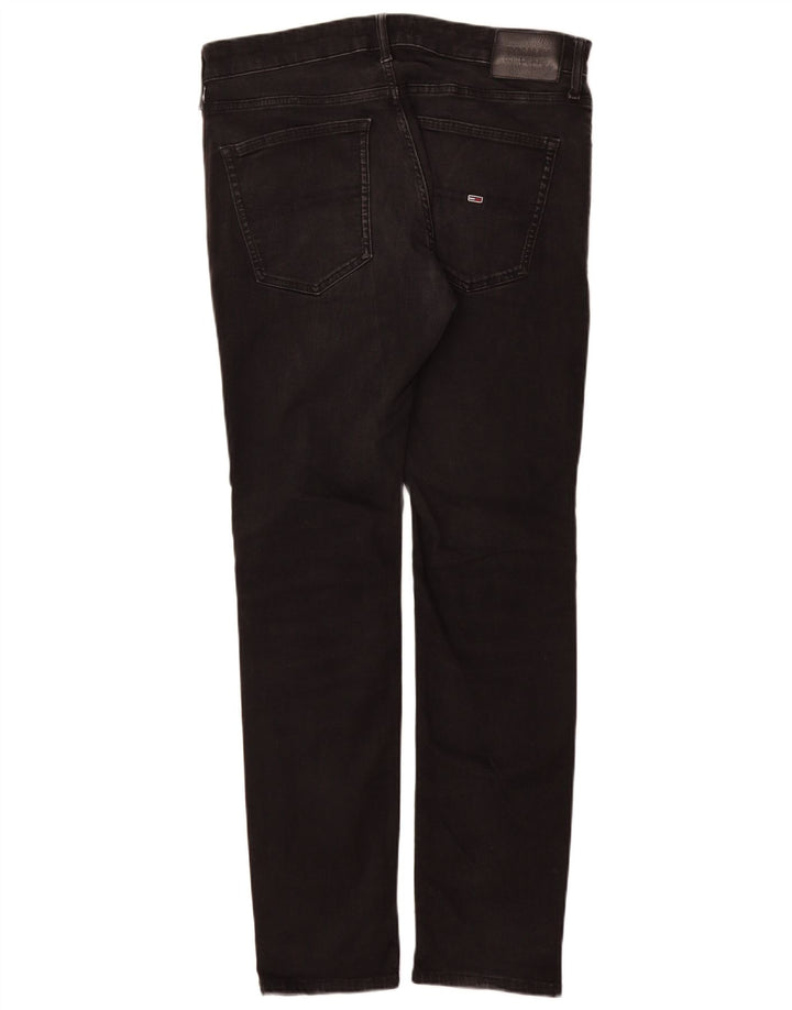Blugi slim pentru bărbați Tommy Hilfiger W36 L34 bumbac negru