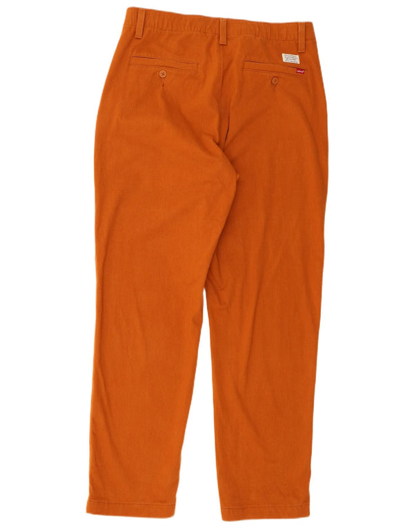 Pantaloni chino conici pentru bărbați Levi's Mediu L32 L31 Bumbac portocaliu